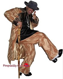 Pimp Suit - Gold w/Leopard Valboa Basic