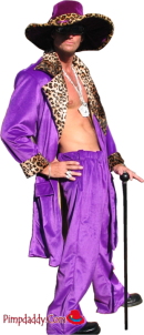 Pimp Suit - Purple w/Leopard Valboa Basic