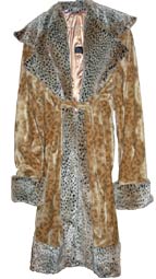 Pimpdaddy&reg; Premium Pimp Suits - Gold Leopard Valboa with Cheetah Fur Pimp Suit