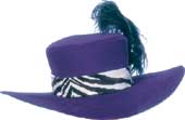 Pimp Hat - Purple & Zebra  [SOLD OUT]
