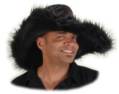 Pimp Hat - Black Fur Overload