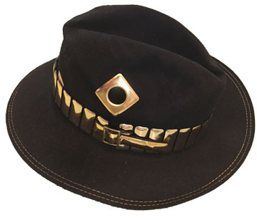 Real 70s Wool Fedora - Black