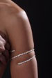 Ladies 3 Row Rhinestone Armband