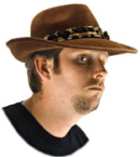 Pimp Hat - Smooth Brown Fedora