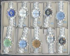 Iced Out Watch with Cross