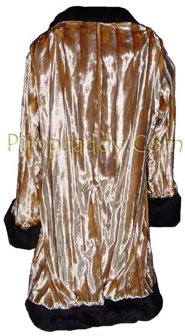 pimp suits gold back picture