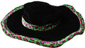 Pimp Hat - Black & Neon