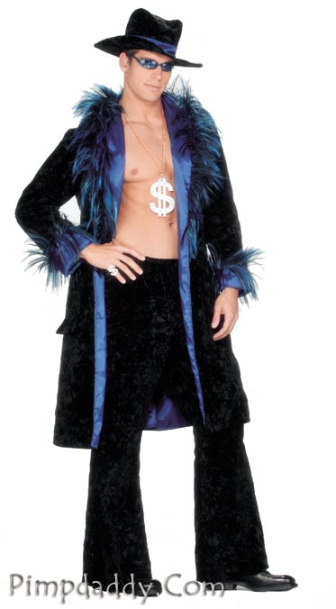 Pimp Suit Black Blue Sold Pimp Suit Black Blue Sold