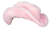 Ladies' Pink Fur Pimp Hat