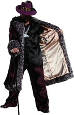 Purple w/Grey Leopard Fur Valboa Suit [SOLD OUT]