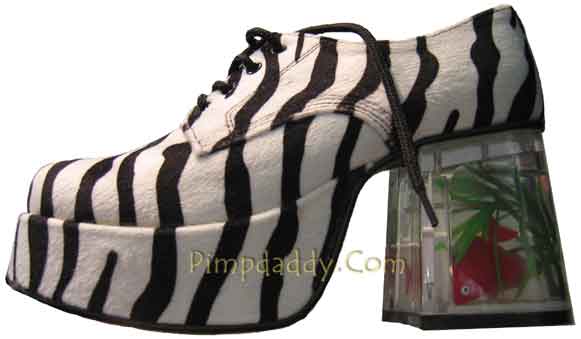 Pimp Shoes from Pimpdaddy (Zebra Shoe 