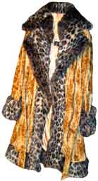 Pimpdaddy&reg; Premium Pimp Suits - Gold Leopard Valboa w/Leopard Fur Pimp Suit  [SOLD OUT]