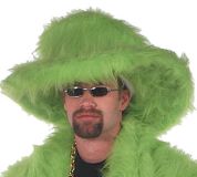 Green Fur Hat